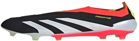 Adidas Predator Elite - Tacos de fútbol sin cordones, Core Black/Cloud White/Solar Red, 9
