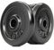 Amonax Cast Iron Weight Plates Set, 2.5kg, 5kg, 10kg Dumbbell Plates for 1 Weight Bars, Metal Barbell Plates for Weight Lifting Hip Thrust, Steel Weight Plates for Home Gym (Round | 2.5KG x 4)