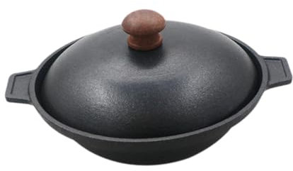 Folpus Cazuela de arroz estofado, Olla para cocinar con Tapa, Olla Resistente al Calor, Recipiente para arroz, Utensilios de Cocina para, Pequeño