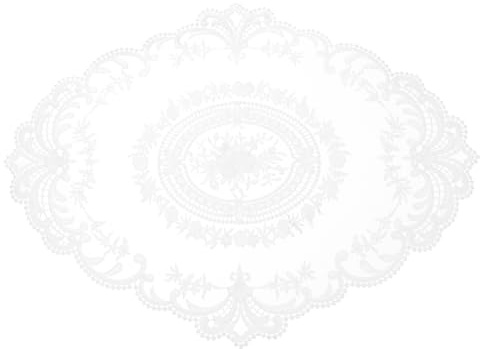 QUARKZMAN retro spets bordsset spetslock 40 x 55 cm ovala broderade bordstabletter franska virkade underlägg koppmatta för hemmet bröllop, ren vit