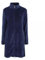 dolcecasabiancheria Vestaglia donna invernale con Cerniera Pile Coral Laura 09s S Blu