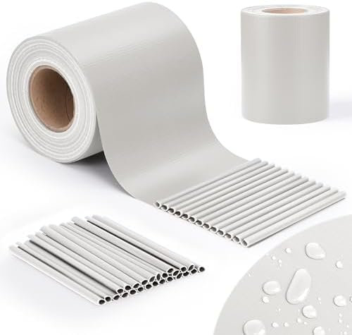 Frangivista Strisce Privacy per Recinzione in PVC, 19 cm x 35 m, Protezione Visiva per Balcone e Giardino, Resistente ai Raggi UV, Disponibile in vari colori (BIANCO)
