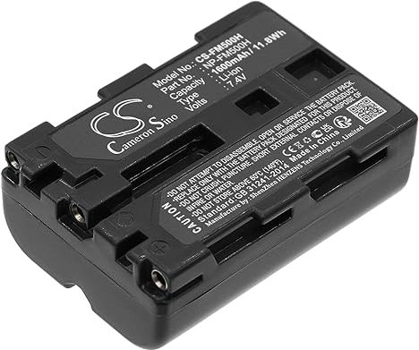 TECHTEK Battery 1600mAh compatible with [Sony] alpha DSLR-A100, alpha DSLR-A100/B, DSLR-A100H, DSLR-A100K, DSLR-A100K/B, DSLR-A100W, DSLR-A100W/B, DSLR-A100W/BD, DSLR-A200, DSLR-A200K, DSLR-A200W, DS