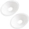 2 cuscinetti riutilizzabili per l'allattamento al seno lavabili Pad post-partum protezioni per il seno in argento per allattamento, scudo per capezzoli in silicone