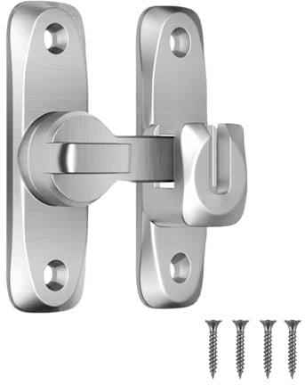 mohito Cerrojo de aluminio,pestillo de puerta abatible,cerradura de puerta de granero,Adecuado para jardines,cocinas y ventanas