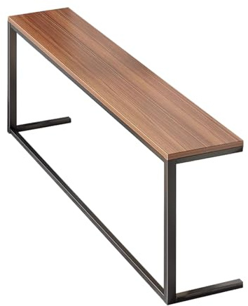 CMYAOYC Heizkörperverkleidung Regal Über Dem Heizkörper– Konsolentisch für Wohnzimmer – Langer Flur- und Sofatisch mit Stahlgestell, Heizkörperabdeckung für Homeoffice(Black,140x80x20cm)