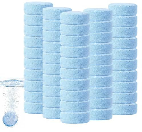 250Pcs Car Windscreen Washer Tablets, Screenwash Cleaner Anti-Fog Tabs | Concentrated, Effervescent, for All Cars, Winter Driving with Ease