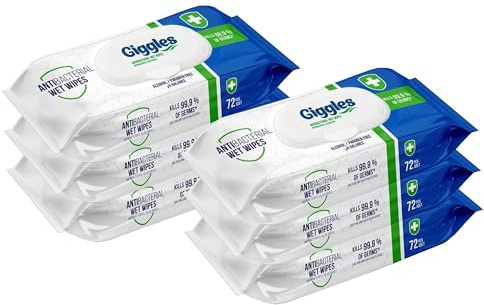 Meown Baby Water Wipes, 432 Baby Wipes (72 x 6 Packs) | Antibacterial & Alcohol-Free Baby Wet Wipes for Newborn & Sensitive Skin, Gentle Cleaning Wipes for Hands & Body, Fragrance Free Face Wipes