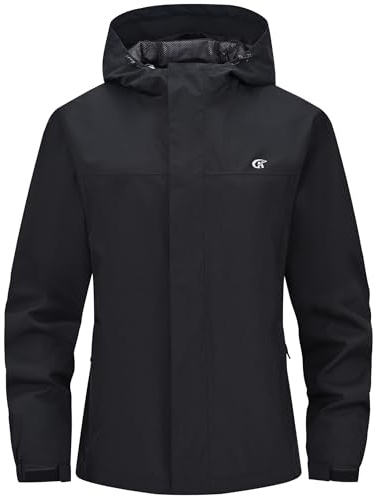 Huayuzh Softshelljacke für Damen Wasserdicht Atmungsaktiv Übergangsjacke Windjacke Regenjacke Wanderjacke Laufen Wandern
