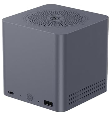 Beelink ME Mini, Mini PC NAS, Intel Alder Lake N95 (4C/4T, fino a 3,4 GHz), 12 GB di memoria LPDDR5, 64 GB SSD PCIe, 6 slot M.2 PCIe 3.0, WiFi 6, Bluetooth 5.2, Doppia rete LAN 2,5 GHz