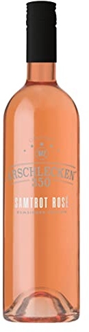 6er Set Roséwein Arschlecken 350 Samtrot Rosé feinherb je Flasche 0,75l