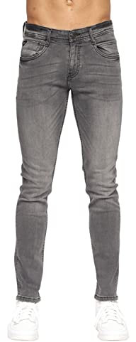 Duck and Cover - Mens 'MAYLEAD' Everyday Essential Slim Fit Jeans (40W / 32L, Grey)