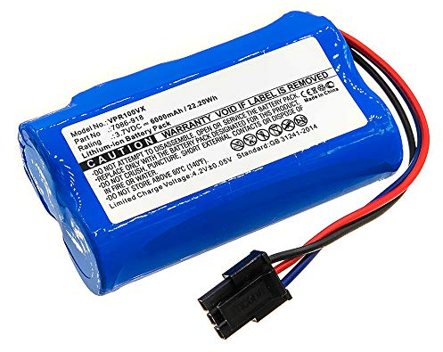 subtel Ersatz Akku für Wolf-Garten Power 100 Ersatzakku 7086-918 3.7V 6000mAh Li Ion Batterie Werkzeugakku