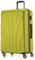 suitline - großer Hartschalen-Koffer Koffer Trolley Rollkoffer XL Reisekoffer, TSA, 76 cm, ca. 96-110 Liter, 100% ABS Matt, Farn