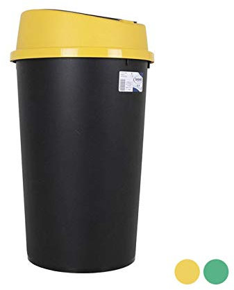 Tontarelli 85685 Seau pour tri sélectif, jaune, 25 l