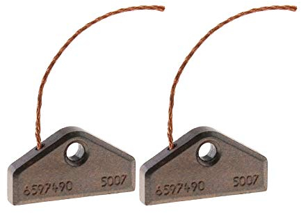 Create idea Coppia di spazzole motore in carbonio per asciugatrice 30 x 16 x 4 mm, compatibili con Miele 5153702 4490382 6597490 5007 rame