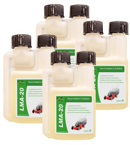 HYDRA LMA-20 100mlx4 Fuel Fit Petrol Injector Cleaner Additive & Stabiliser for all 2-Stroke and 4-Stroke Engines