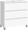 Baikal Conjunto de Mueble de Baño LESI. Compuesto por Mueble con Patas y Lavabo Cerámico. Tres Cajones. Melamina 16mm. Mueble MONTADO. Fondo 39cm 70 cm Blanco Mate