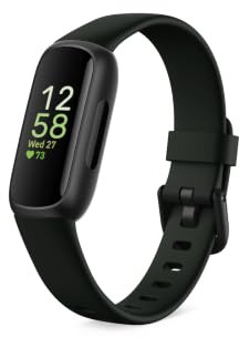 Fitbit Inspire 3 Health &-Fitness-Tracker with Stress Management, Workout Intensity, Sleep Tracking, 24/7 Heart Rate and more, Midnight Zen/Black One Size (S & L Bands Included)