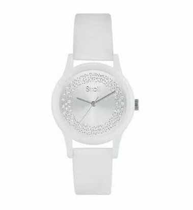 Orologio donna Stroili So Fancy Harbin bianco solo tempo 1674247 silicone con cristalli