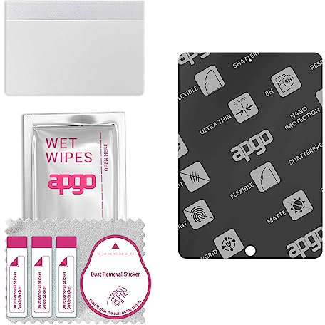 apgo Hybrid Glass MAT MATTE - Protecteur d'écran pour Apple iPad mini 4 (2015)