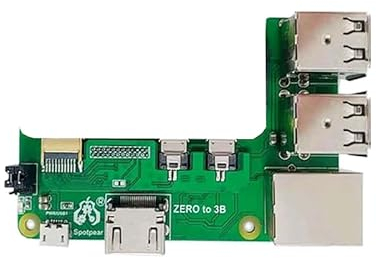 Zero to Pi3 USB HUB RJ45 Ethernet Zero 2w to 3B Interface Adapter for Raspberry Pi