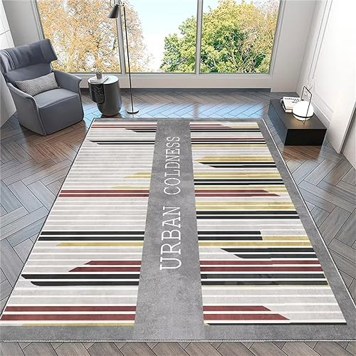RUGMRZ Webteppich Carpet Bunte geometrische Muster rechteckige Balkon Dekoration für einfache Lagerung Deko Tisch Wohnzimmer 50X80CM