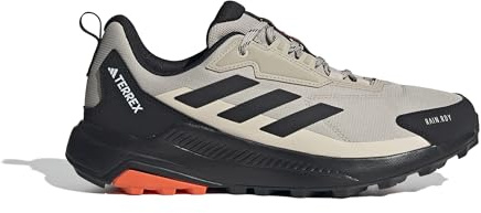adidas Men's Terrex Anylander RAIN.RDY Hiking Shoes, Beige/core Black/Orange, 12 UK