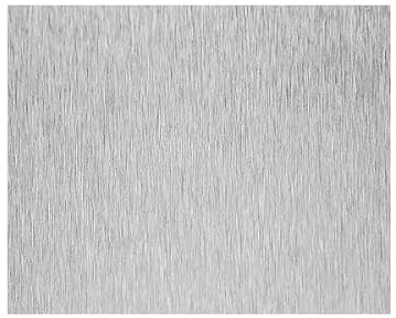 Plaque Inox Brossé Hauteur 50 cm Epaisseur 1,2 mm (50 cm x 70 cm)