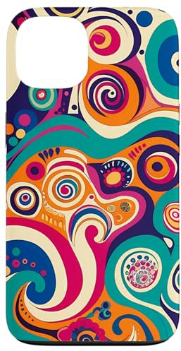 Funky Groovy Cartoon Pattern Style Case for iPhone 13