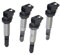 4/8PCS OEM 12131712219 12131712233 Neue Zündspule Kompatibel for E65 E83 E53 E85 E46 E90 E81 E39 E60 E61 E63 E64 Autozubehör (Color : Go-1)