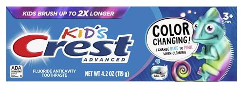 Crest Oral Care, Toothpaste Fluoride Anticavity Bubble Gum 3+ Years, 4.2 Ounce