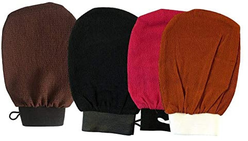 Hammam Gant de toilette exfoliant à grain grossier Gant de gommage pour le corps Gant de gommage pour le corps Gant de retrait de la peau