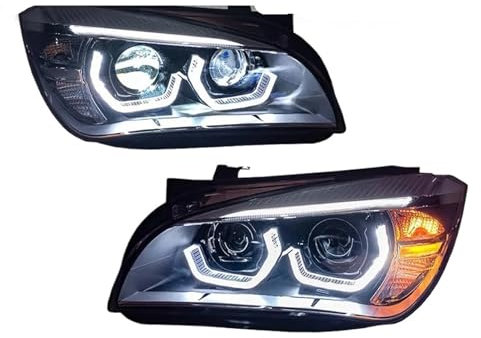 Automotive Scheinwerfer Kompatibel for BMW X1 E84 F49 2010-2015 LED Angel Eye DRL Objektiv Xenon Front Lampe montage Auto Zubehör
