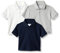 Amazon Essentials Polo de Algodón y Licra Bebé Niño, Pack de 3, Azul Marino/Blanco/Gris Claro Mezcla, 24 meses