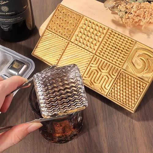 Stampo in ottone per cubetti di ghiaccio personalizzato Stampo in ottone per cubetti di ghiaccio per cubetti di ghiaccio Timbro per cubetti di ghiaccio Timbro di branding Logo aziendale Timbro di