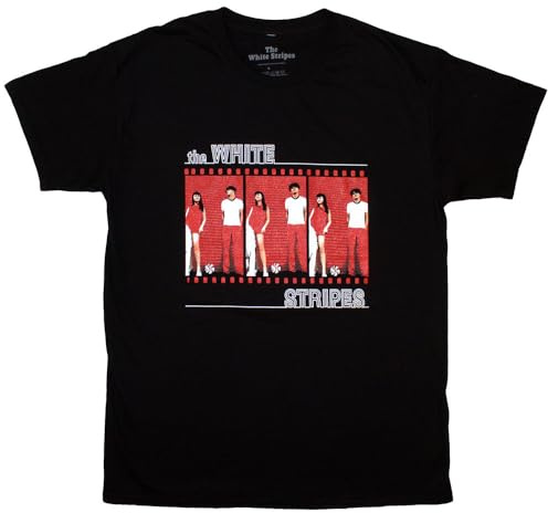 Rock Off officially licensed products The White Stripes Film Strip T Shirt