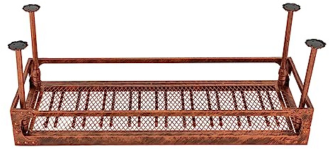 HHEMSTD 100 cm Casier à vin couleur laiton Casiers à vin en métal Porte-bouteilles de vin Vintage Casiers à vin pour salon et cuisine Rangement du vin