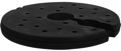 MINAOLULUS Base de Lámpara de Pie Redonda de Plástico, 24cm, Negra | Chasis Estable para Oficina y Proyectos DIY, Montaje Sencillo, Compatible Bases de 240x22mm