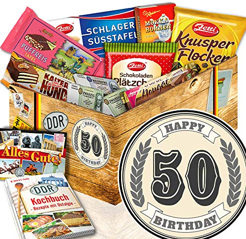50. Geburtstag/DDR Schoko Box / 50 Geburtstag Geschenke Mann