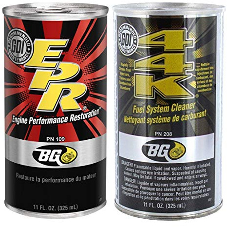 BG 44K Fuel System Cleaner and Bg109 EPR Engine Performance Restoration 11 Fl Oz