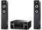 Marantz Melody X (M-CR612), HiFi-Netzwerk-System (2X 60 Watt, HEOS, Alexa Kompatibel, Spotify, Amazon Music) schwarz + Polk Audio S50E Signature E Series Standlautsprecher, schwarz