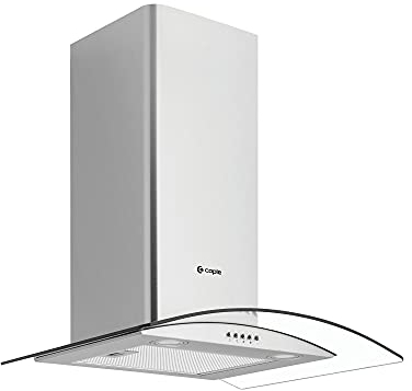 Caple CGC611SS 600mm Chimney Cooker Hood 3-Speed Fan S/Steel