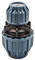 Raccords polyéthylène DVGW/KIWA/WRAS, Raccord plastique manchon droit réduit pour tube PE Ø40-25 mm
