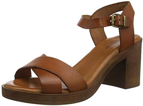 Hush Puppies Damen Georgia Heeled Sandale mit Absatz, hautfarben, 41 EU