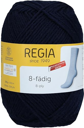 Schachenmayr Regia 8-Fädig, 150G marine Handstrickgarne