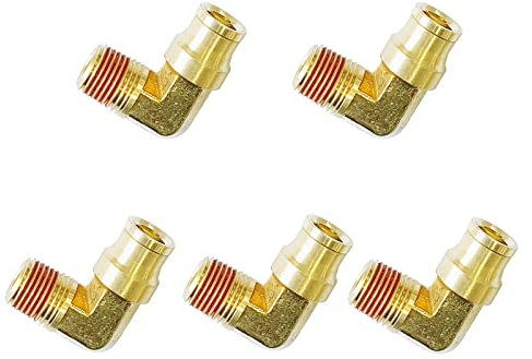 TL TOOLEGIN Push to Connect Fittings 3/8 Zoll Rohr OD x 1/4 Zoll NPT Male Air Line Fittings Air Hose Fittings Pneumatische Armaturen DOT Air Fittings Luftkompressor Schnellverbindung Armaturen