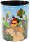 goldbuch 82 124 Papelera Mein Game, cubo de basura con un diámetro de 25 cm y una altura de 30 cm, recipiente de 12 litros de capacidad, contenedor de papel con diseño de Mi Game