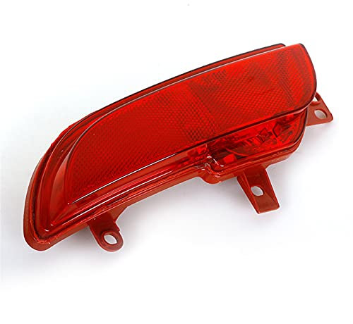 ELTOX Nebelschlussleuchte,RüCkleuchten 1 Paar Passend Für Peugeot 206 207 Auto-Heck-Stoßfänger-Licht-Rückwärtsschwanz-Nebel-Lampe-Reflektor (Color : Light bulb on left)