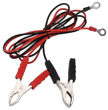 Zerodis Electric Fence Connectors,2Pcs Fencing System Wire Electric Fence Jump Leads Electric Fence Clips Electric Fence Wire